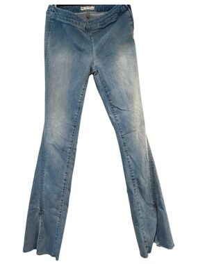 Free People Jeans Side Zipper No Pocket Sz 26